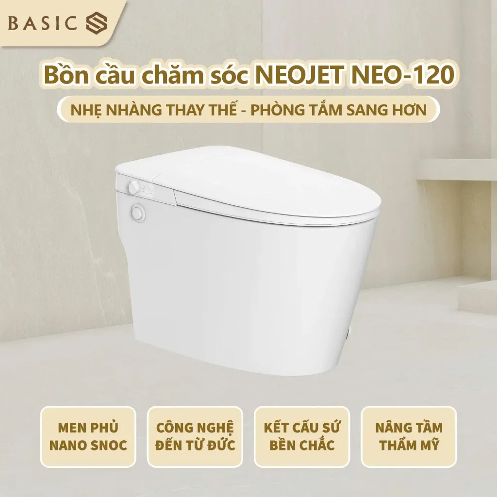 Bồn cầu NEOJET NEO-120 không két nước